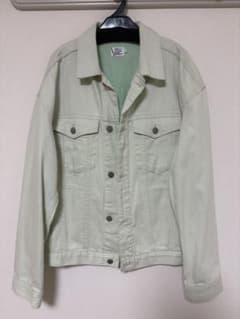 AZUL by MOUSSY ライトグリーン デニムジャケット Mのサムネイル