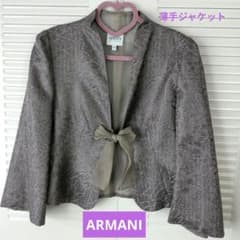 ARMANI リボン付き　薄手テーラードジャケットのサムネイル