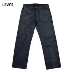 90s LEVI'S ブラック ウレタンコーティング デニムパンツ 36 デニム