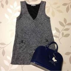 ツイード ジャンスカ♡美品 リボンのサムネイル