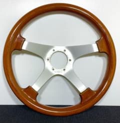 パーソナル ウッドステアリング 35.5パイ 78年製 希少 当時物 良品