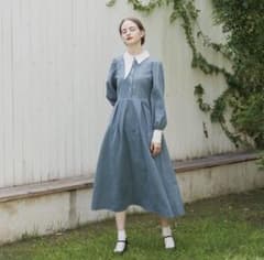 アシンメトリーカラーワンピースのサムネイル