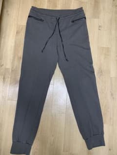 BOSS ヒューゴボス スウェットパンツ L オリーブ レザーコード 変色ありのサムネイル
