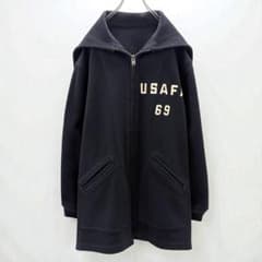 60s 良品 USAFA 米軍 メルトン カデット コート フードジッパー - メルカリ