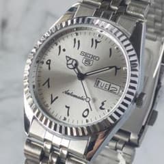 不動品 SEIKO セイコー5 自動巻き ヴィンテージ シルバー文字盤 - メルカリ