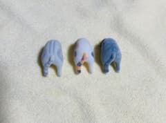 猫のおしり フィギュア 3個セット ガチャ　耳栓のサムネイル