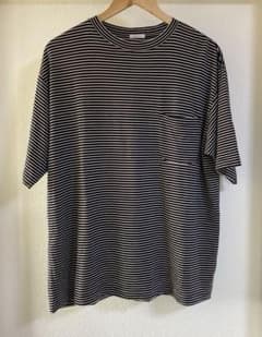 COMOLI コモリ 18SS ウール天竺 半袖 クルーネック ボーダー T COMOLI コモリ 18SS ウール天竺 半袖 クルーネック ボーダー T - メルカリ