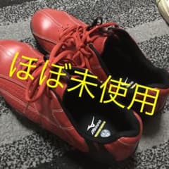 【ミズノ ゴルフシューズ】26.0センチ　赤のサムネイル