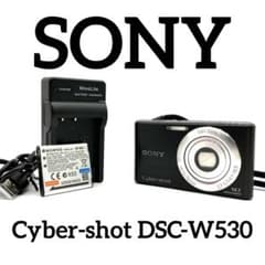 SONY Cyber-shot DSC-W530 BLACK - メルカリ