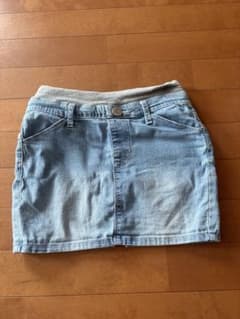 MPS MERRY POP STUDIO デニムキュロットスカート　130cmのサムネイル