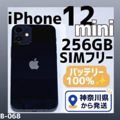iPhone 12 mini 256GB ブラック SIMフリー 動作確認済み - メルカリ