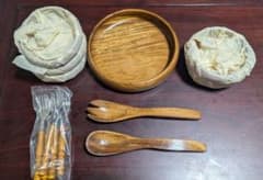 山中漆器 「WOOD COLLECTION」天然木 サラダボウル 14点セットのサムネイル