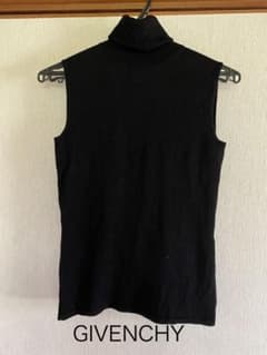 GIVENCHY ジバンシー　ノースリーブニット　黒　　メリノウール　XSのサムネイル