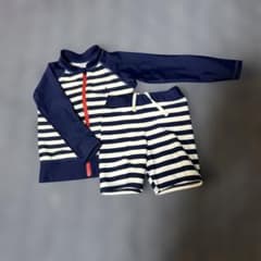 オーシャンアンドグラウンド　男の子　水着　セットアップ　100のサムネイル