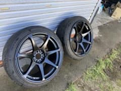 CST ホイール　黒　114.3 5H 9.5J+23 2本のサムネイル