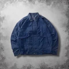 90s 대만 vintage 스윙 탑 사파리 재킷 단장 네이비