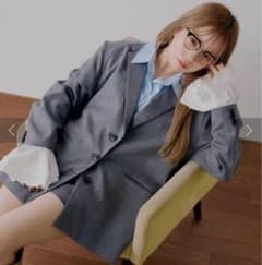 Chico【yuzuコラボ企画】取外し可 / 袖フリルオーバージャケット