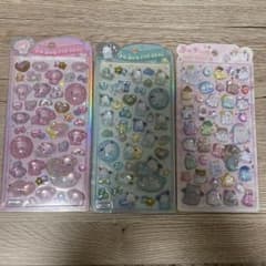 サンリオ うるちゅるPOPシール 3種セット マイメロ ポチャッコ　オバケーヌのサムネイル
