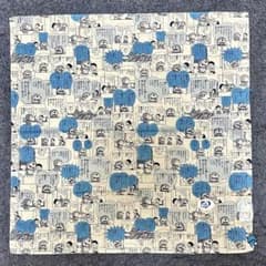 【メルカリ最安値　新品未使用】ドラえもん50周年デザイン　セット 新品未使用】ドラえもん コミック柄ハンカチ ブルー 50周年限定 - メルカリ