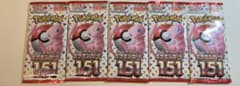 強化拡張パック ポケモンカードゲーム151 5パック 新品未開封のサムネイル