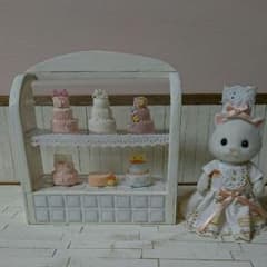 即購入OK❤ ミニチュアショーケース(白)のサムネイル