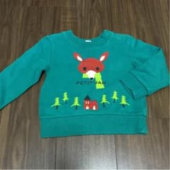 90 プチジャム きつねさんトレーナー petit jamのサムネイル