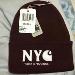 Carhartt bordeaux beanieのサムネイル