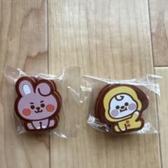 BT21 COOKY CHIMMY Rubber Clip (FamilyMart)
