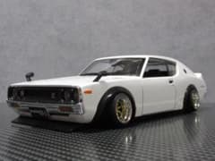 Maisto 1/24 日産 ケンメリ GT-R カスタム改 ワタナベ 金 - メルカリ
