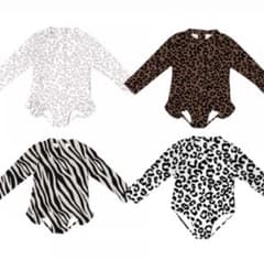 anon baby swim wear グレーレオパードのサムネイル
