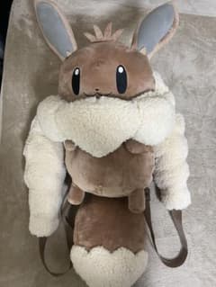 タグ付き ポケモン ボタン イーブイ ぬいぐるみ リュック