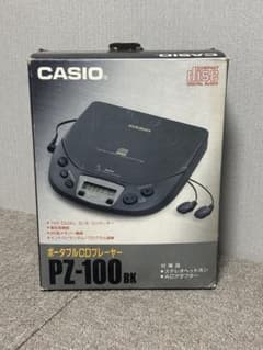 CASIO ポータブルCDプレーヤー PZ-100BK 本体 CASIO ポータブルCDプレーヤー PZ-100BK 本体 - メルカリ