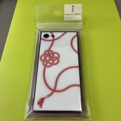 岩座 iPhone 8/7/SE対応 スクエアケース 梅結び繋ぎ