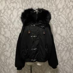 RASVOA ファイヤーマンボアフライトジャケット N-2B黒 Fサイズ y2k RASVOA ファイヤーマンボアフライトジャケット N-2B黒 y2k サイズF