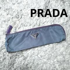 良品　プラダ　PRADA　ナイロン　レザー　三角ロゴプレート　ペンケース　筆箱 PRADA プラダ ペンケース 筆箱 小物入れ 三角プレート ナイロン - メルカリ