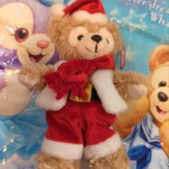 ダッフィー　クリスマス　ぬいぐるみストラップのサムネイル