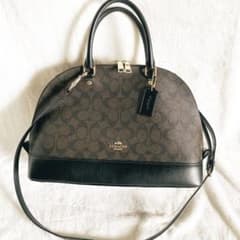 COACHコーチシグネチャーシエラサッチェル2wayショルダーバックのサムネイル