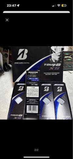 Bridgestone TOUR B XS ゴルフボール ３個入り4箱のサムネイル