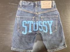 STUSSY ロゴ入りデニムハーフカットパンツのサムネイル