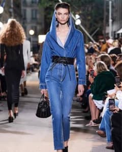 さ*ら様 ALAIA アライアALAÏA アズディンアライア　デニム　ボディスー さ*ら様 ALAIA アライアALAÏA アズディンアライア デニム ボディスー
