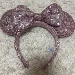 東京ディズニーリゾート カチューシャ ミニー スパンコール ピンクのサムネイル