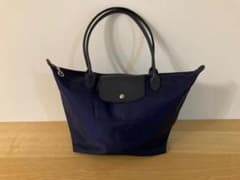 【美品】お買い得♪　ロンシャン ショルダーバッグ ル・プリアージュネオネイビーのサムネイル