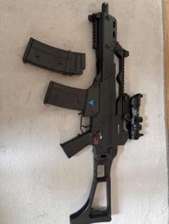 ジャンク品　10禁 東京マルイ 電動ガンボーイズ H&K G36C スコープ付のサムネイル