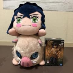 デブネネさん専用　伊之助　ぬいぐるみ、フィギュアセットのサムネイル