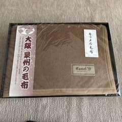 Thumbnail of 日本製 キャメル毛布 100% ウール毛布 140×200cm シングル 新品