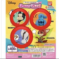funny time ディズニーガチャガチャ　３点セットのサムネイル
