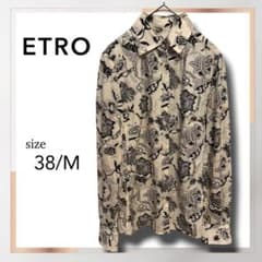 ETRO エトロ 総柄長袖シャツ ボタニカル チェーンモチーフ 38⁠ - メルカリ