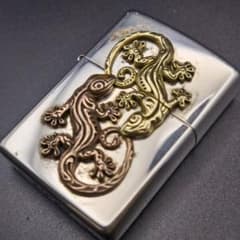 ZIPPO ラッキーチャーム ゲッコー SV ヤモリ 2021 ジッポライターのサムネイル