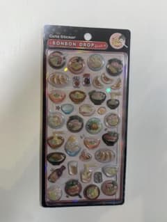 和柄　第二弾ラーメン　ボンボンドロップシールのサムネイル