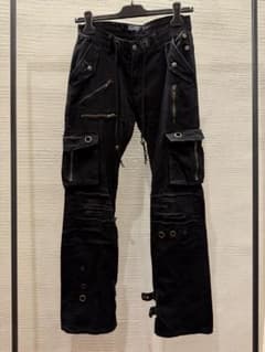 MIDAS(ミダス) ブラックカーゴパンツ y2k gimmick グランジ 00s midas gimmick cargo pants カーゴパンツ y2k - メルカリ